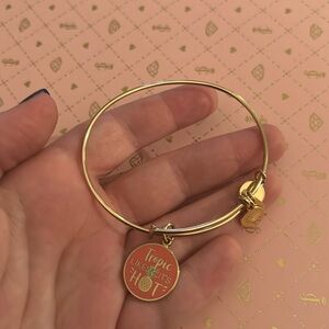 Leaving soon! Gold Tropical Alex and Ani Bracelet
